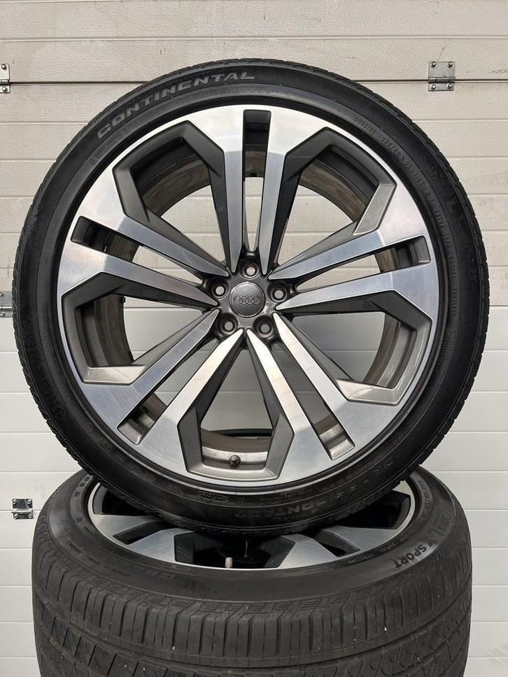 22” AUDI Q7 SQ7 Q8 SQ8 ETRON VELGEN ZOMERBANDEN ORIG, Auto-onderdelen, Banden en Velgen, Banden en Velgen, Zomerbanden, Overige maten
