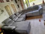 hoeksalon antraciet 2.95m x3m, Huis en Inrichting, Ophalen, Gebruikt, Vierpersoons of meer, Stof