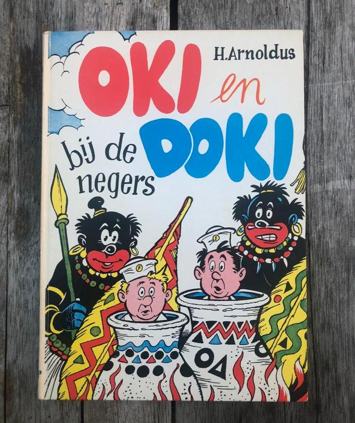 Oki en doki 8 Bij de negers (Laatste exemplaar), Boeken, Kinderboeken | Jeugd | onder 10 jaar, Gelezen, Fictie algemeen, Verzenden