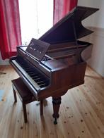 Vleugelpiano Broadwood 1890, Muziek en Instrumenten, Piano's, Vleugel, Bruin, Ophalen