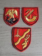 3 schouderemblemen Belgisch Leger ABBL, Verzamelen, Militaria | Algemeen, Ophalen of Verzenden