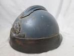 Franse artillerie helm WO1 gemodificeerd 1e model 1915- TOP., Verzamelen, Ophalen of Verzenden