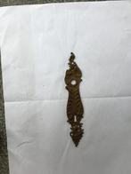 1 plaque de porte ancienne exclusive, en laiton cuivré, Antiquités & Art, Enlèvement, Cuivre