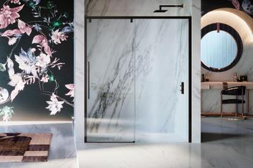 Paroi de douche marque SAMO, Bricolage & Construction, Enlèvement, Comme neuf, Chrome, Douche