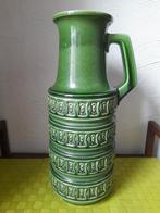 45 cm - Grand vase /cruche en céramique  vert bouteille, Antiquités & Art, Enlèvement ou Envoi