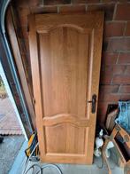 eiken binnendeur, Doe-het-zelf en Bouw, Deuren en Vliegenramen, Ophalen, Gebruikt, Binnendeur, 200 tot 215 cm