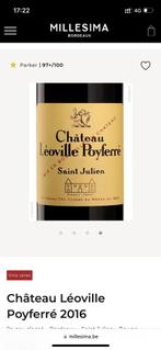 Leoville Poyferre 2016 2ème Grand Cru Classé Saint Julien, Verzamelen, Wijnen, Frankrijk, Nieuw, Ophalen of Verzenden, Rode wijn