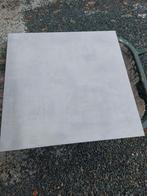 60x60x9  85m² cement grijs met inox profielen en klips, Nieuw, Ophalen of Verzenden