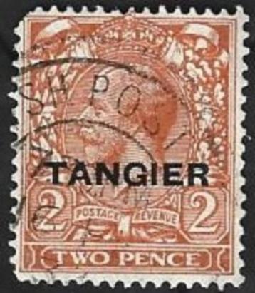 1 Postzegel Tanger - Britse post 1927 Koning George V beschikbaar voor biedingen