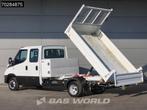 Iveco Daily 35C16 3.0L Open Laadbak Dubbel Cabine met Kist 3, Auto's, Bestelwagens en Lichte vracht, Stof, Gebruikt, Euro 6, 4 cilinders