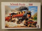 Puzzel 500 stukjes Schmidt "Locomotief", Hobby en Vrije tijd, Ophalen, Gebruikt, Legpuzzel