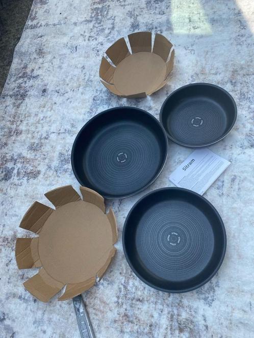 Lot de 3 poêles Sitramovible Family  Ø20/24/28 c, Huis en Inrichting, Keuken | Potten en Pannen, Zo goed als nieuw, Aluminium