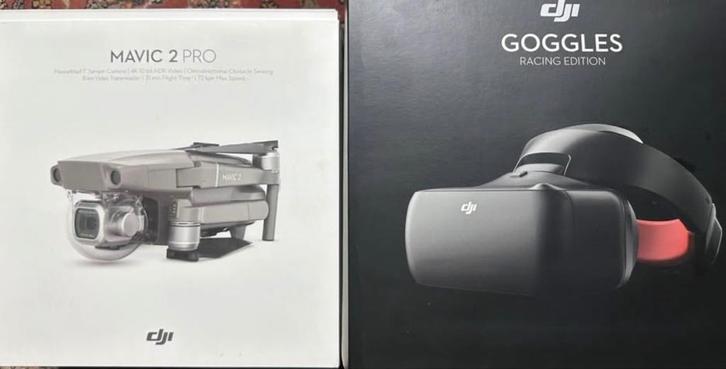 DJI Mavic 2 Pro + DJI Goggles Racing Edition | Pakket, Audio, Tv en Foto, Drones, Zo goed als nieuw, Ophalen