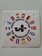 Vintage Sticker - Scheidegger - Instituut Machineschrijven, Bedrijf of Vereniging, Ophalen of Verzenden, Zo goed als nieuw