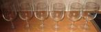 6 wijn glazen, Verzamelen, Glas en Drinkglazen, Zo goed als nieuw, Ophalen