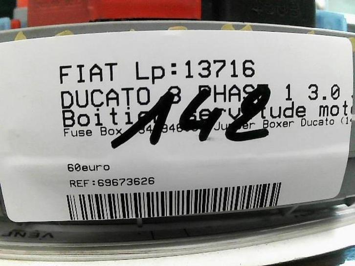 Boitier BSM Fiat Ducato 3.0JTD 115kw 1349946080 (142), Autos : Pièces & Accessoires, Autres pièces automobiles, Fiat, Utilisé