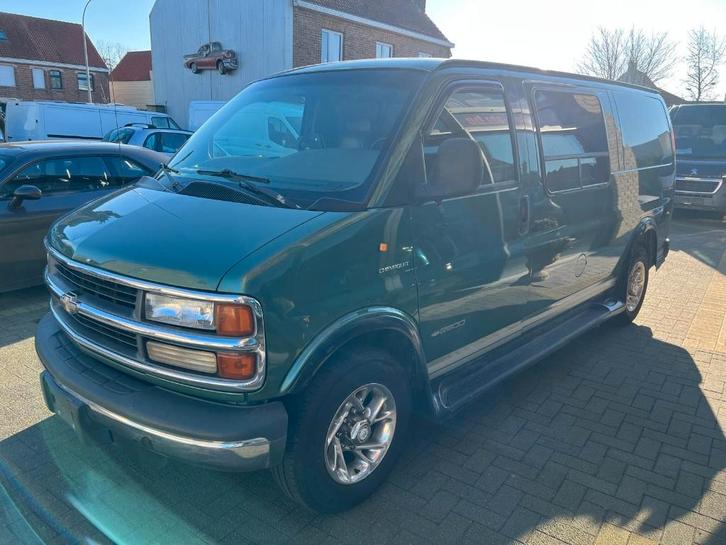 Chevrolet VAN G 2500 V8 lichte vracht, Auto's, Bestelwagens en Lichte vracht, Bedrijf, Te koop, Airbags, Airconditioning, Elektrische buitenspiegels