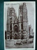 Église Sainte-Gudule de Bruxelles décrite sans cachet 1940, Affranchie, Bâtiment, 1920 à 1940, Enlèvement ou Envoi