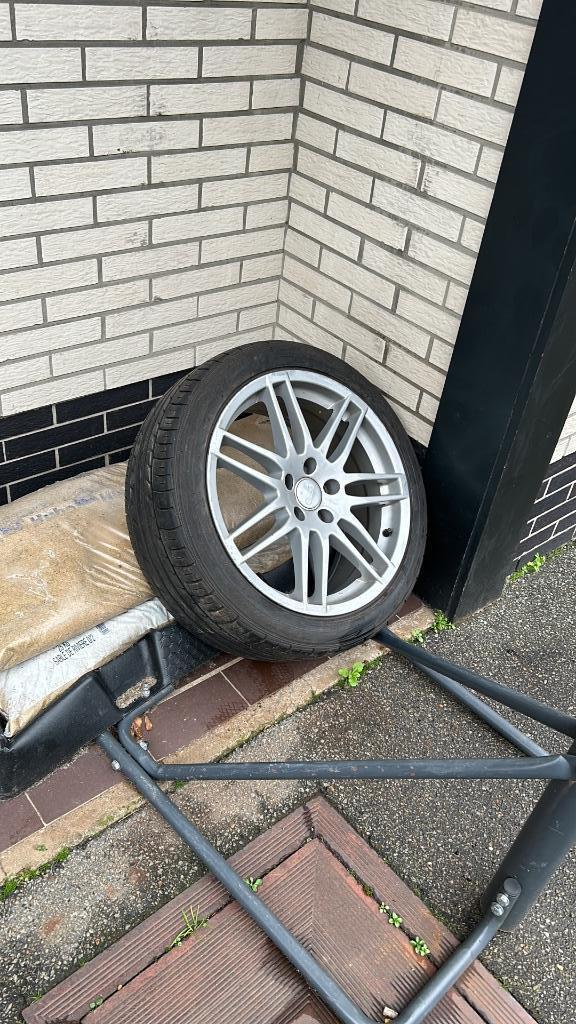 Te ruil Originele Audi velgen 18inch 5x112, Auto-onderdelen, Banden en Velgen, Velg(en), Zomerbanden, 18 inch, 225 mm, Gebruikt