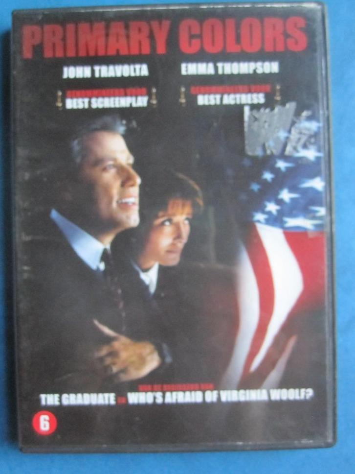 Primary Colors (1997), Cd's en Dvd's, Dvd's | Drama, Zo goed als nieuw, Drama, Vanaf 6 jaar, Ophalen of Verzenden