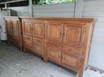 Livingkast met barkast, Huis en Inrichting, Ophalen, Gebruikt, Eikenhout, Met deur(en)