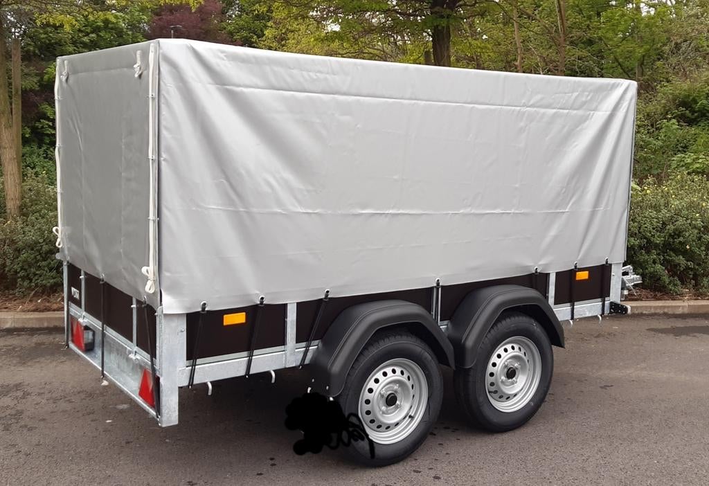 Remorque double essieux + Bâche int 120cm + Acces + COC, Autos : Divers, Remorques, Neuf, Enlèvement