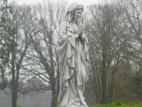 Statue de Marie - 80 cm - Pierre, Jardin & Terrasse, Statues de jardin, Pierre, Enlèvement ou Envoi