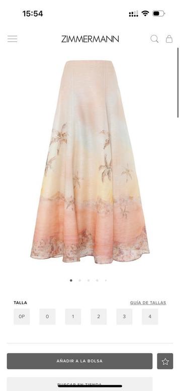 Original zimmermann jupe rok skirt beschikbaar voor biedingen