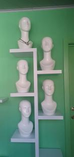 Polyester mannequinhoofden of pruikenhoofd, Ophalen, Gebruikt