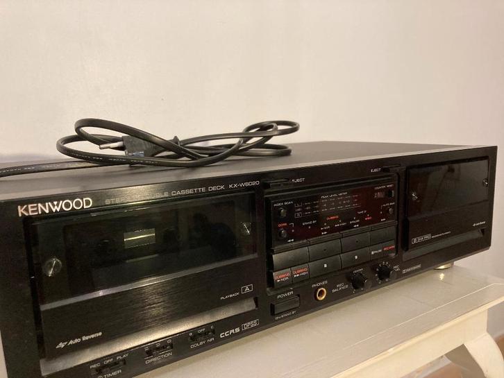 Kenwood KX-W6020 - double cassette deck, Audio, Tv en Foto, Cassettedecks, Dubbel, Kenwood, Ophalen of Verzenden