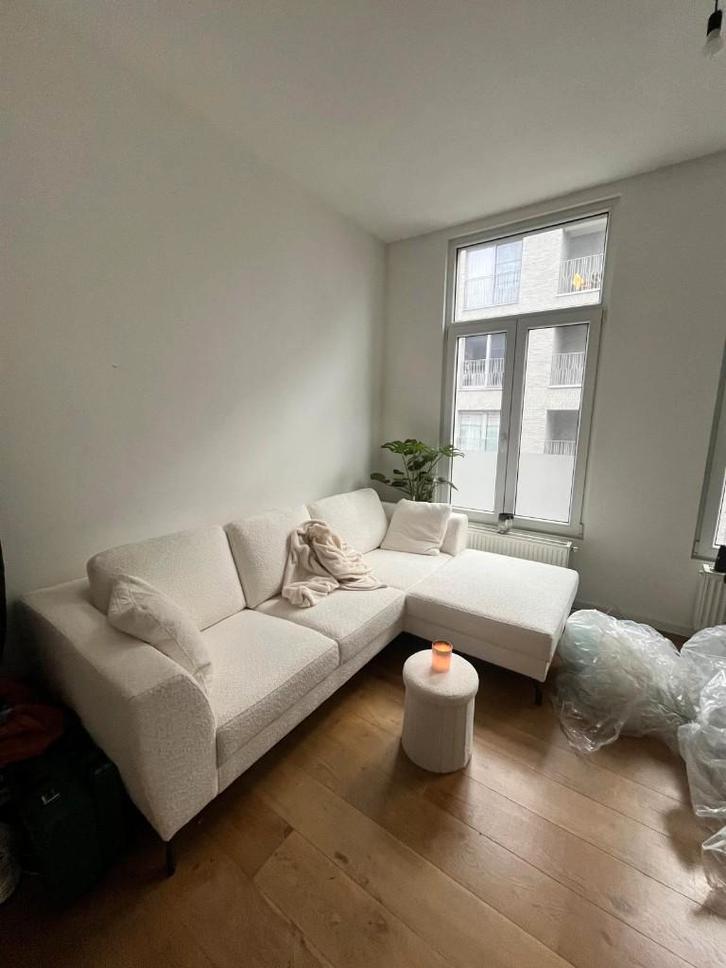 Witte teddy hoekzetel – Catch White – bijna nieuw, Maison & Meubles, Canapés | Coins salons complets, Comme neuf, Tissus, Enlèvement