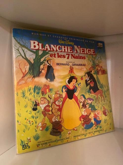 Walt Disney, Bernard Giraudeau – Blanche Neige Et Les 7 Nain, Cd's en Dvd's, Vinyl | Kinderen en Jeugd, Gebruikt, Verhaal of Sprookje