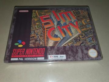 Sim City SNES Game Case