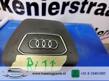 Audi A6, A7 Stuur Airbag Zwart 2018+ 4N0880201K 6PS A6 (C8) beschikbaar voor biedingen