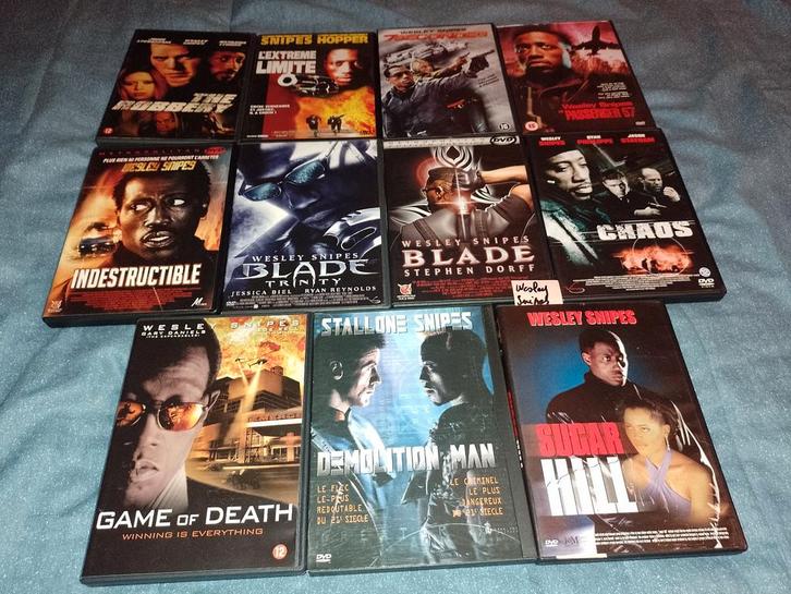 Te koop op dvd: evoluerende lijst van Wesley Snipes films, Cd's en Dvd's, Dvd's | Actie, Zo goed als nieuw, Actie, Vanaf 9 jaar