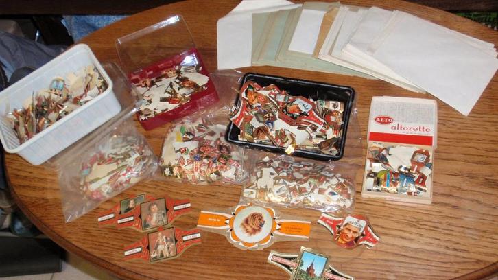 Groot lot sigarenbanden verzameling, Verzamelen, Complete verzamelingen en Collecties, Ophalen of Verzenden