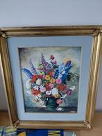 schilderij met bloemen, Ophalen