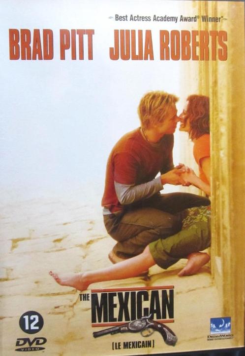 DVD AKTIE- THE MEXICAN (BRAD PITT- JULIA ROBERTS), Cd's en Dvd's, Dvd's | Actie, Zo goed als nieuw, Actiekomedie, Alle leeftijden