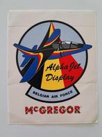 Autocollant vintage - Force aérienne belge - Alpha Jet Displ, Collections, Autocollants, Comme neuf, Autres types, Enlèvement ou Envoi