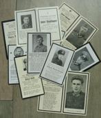 WO2 Duitse rouwprentjes, sterbebilder, doodsprentjes (10 x), Verzenden, Landmacht, Overige typen