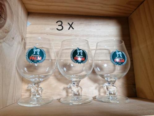 Verschillende bierglazen (omer,chouffe,palm,delirium), Verzamelen, Glas en Drinkglazen, Zo goed als nieuw, Ophalen
