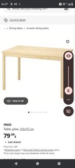 Table Ingo ikea, Huis en Inrichting, Tafels | Sidetables, Ophalen, Gebruikt, Grenenhout