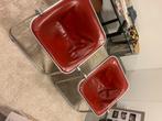 Vintage design stoelen 'Plona Chair" Giancarlo Piretti 1970, Huis en Inrichting, Twee, Gebruikt, Leer, Ophalen