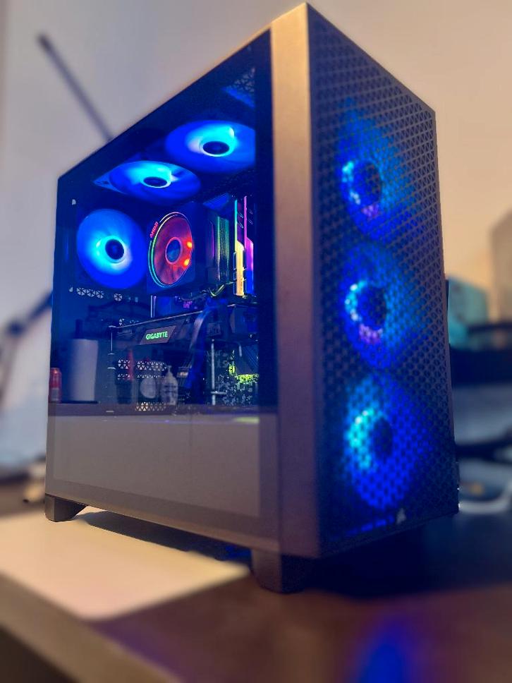 Gaming PC – Ryzen 5 3600x • RTX 2060 • 16GB • 1TB NVMe, Computers en Software, Desktop Pc's, Refurbished, 4 Ghz of meer, SSD, 16 GB