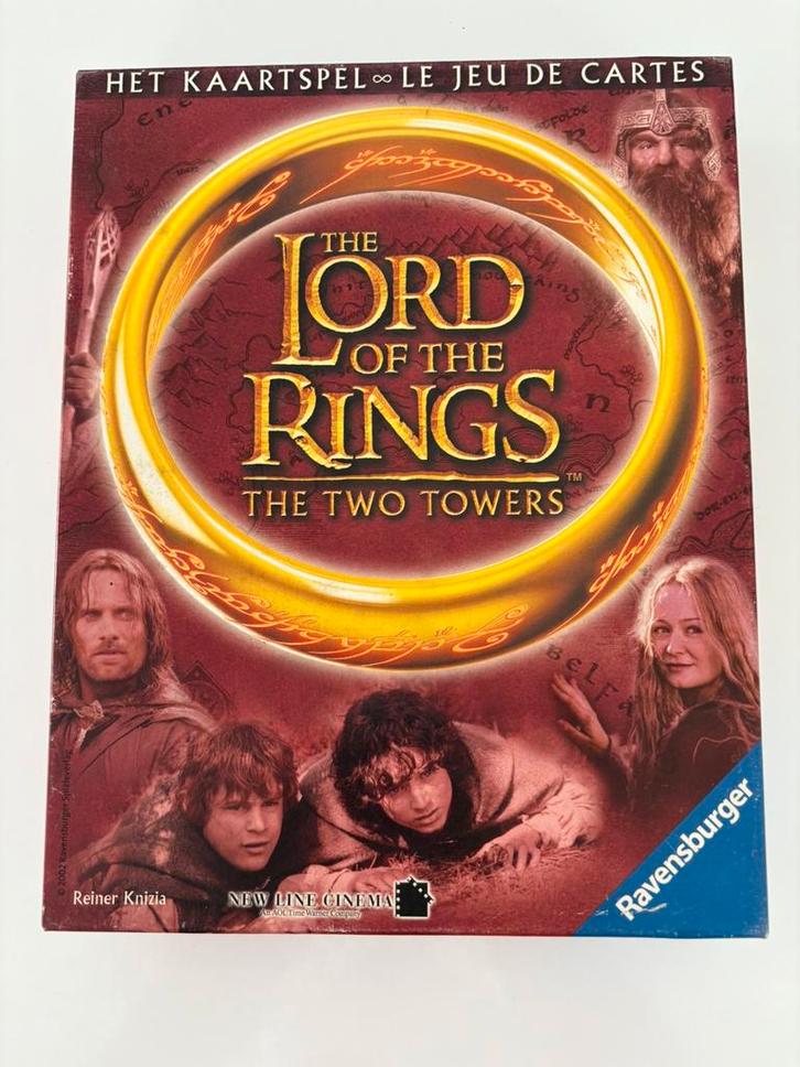 Lord of the Rings - The Two Towers, Hobby en Vrije tijd, Gezelschapsspellen | Kaartspellen, Zo goed als nieuw, Een of twee spelers