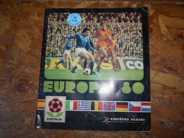 Europa 80 : album panini 1980 (16 images manquantes)