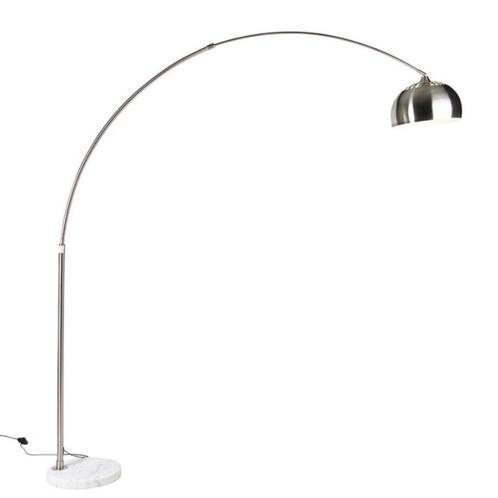 La lampe Arc XXL est un modèle intemporel,, Maison & Meubles, Lampes | Lampadaires, Comme neuf, 200 cm ou plus, Métal, Enlèvement ou Envoi