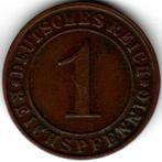 Duitsland : 1 Reichspfennig 1925 E Muldenhütten KM#37 Ref 13, Postzegels en Munten, Munten | Europa | Niet-Euromunten, Duitsland