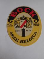 bieretiket Bock aigle belgica Gent, Ophalen of Verzenden, Zo goed als nieuw, Overige typen, Overige merken