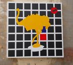 Schilderij Struisvogel, Antiek en Kunst, Ophalen